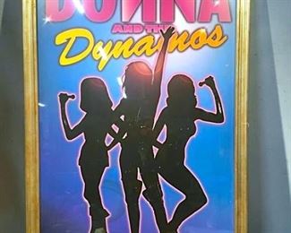 Donna and the Dynamos Poster Print, Framed