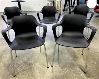 Set 5 VITRA HAL Armchairs By Jasper Morrison