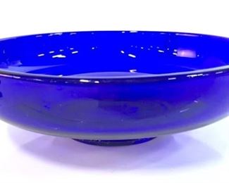 Vintage Cobalt Art Glass Bowl
