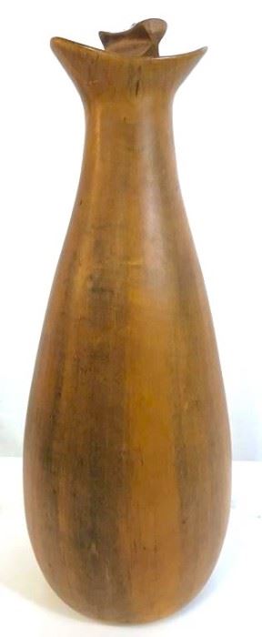 Hand Crafted Designer David AULD Wood Carafe