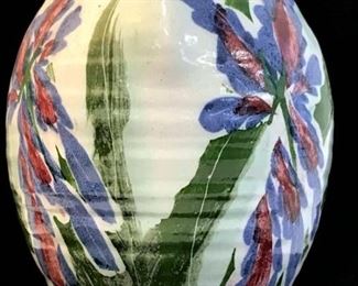 Painted Ceramic Drinks Pitcher