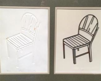 Signed & Numbered PURCELL Mixed Media Diptych
