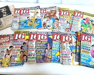 Collectible Vintage 16 MAGAZINE, c. 1967-69