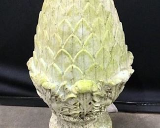 Composite Artichoke Style Lawn Ornament