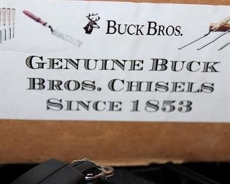 Genuine Buck Bros. Chisel set - wooden handles