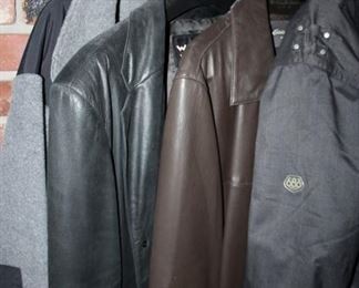 Leather coats