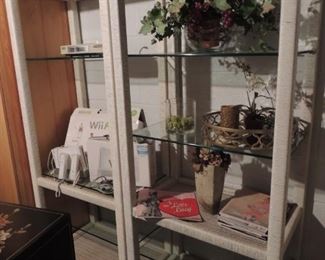 pair of lighted display shelves, great for a business!