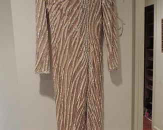 Bob Mackie gown custom made in his LA studio