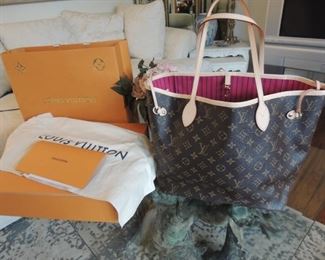 Louis Vuitton Neverfull limited edition (1000. issued 2016-2018) This one was purchased in 2018 and used once! orig..$3000.