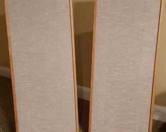 Pair of mid-century Magneplanar SMGa speakers