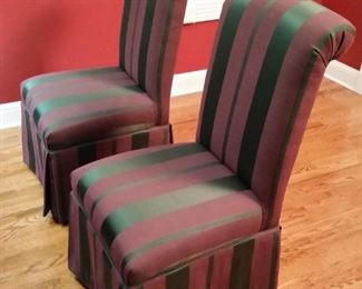 Two beautiful matching parsons chairs