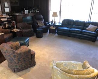 Hancock and Moore leather sofa