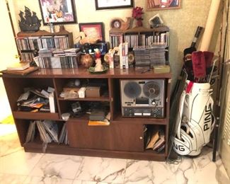 Records, CD’s, reel to reel