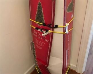 7 foot light up Christmas tree. Purchased 2018.
