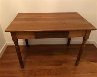 Old pine desk.