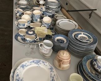Large sets of china