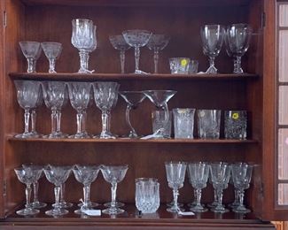 Fine sets of glasses.