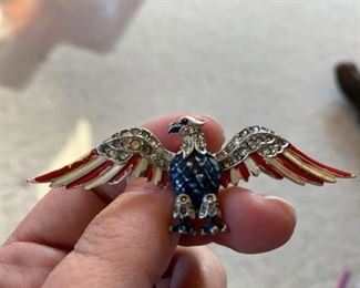 Trifari Eagle Pin