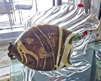 Hand Blown Glass Fish