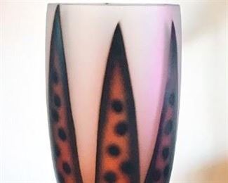 Handpainted Glass Goblet