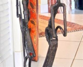 Cire Perdue Bronze Ashanti-Style Statue - Yacouba Zoundi