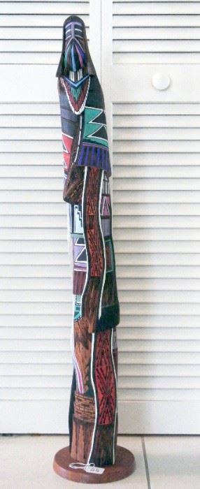 Native American Totem Statue