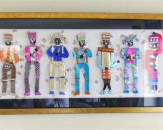Suzette Hodnett - Original 3D Mixed Media Framed Art