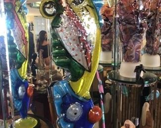 Silvio Vigliaturo - "Big Face" - Blown Glass Abstract Sculpture