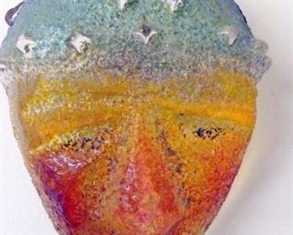 Diane Ferland for Cassandre Glass Studio - Masks Wall Art