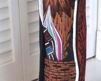 Native American Totem Statue