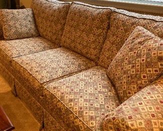 Sofa with down cushions