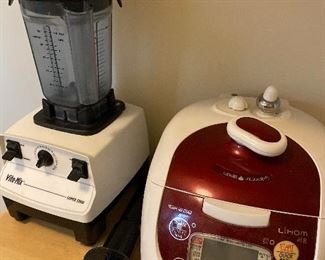 Vitamix and rice cooker