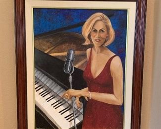 Original painting "lounge singer"