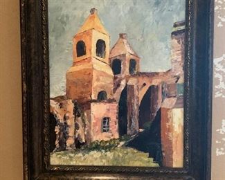 Acryllic framed painting