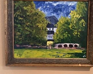 Acryllic framed painting