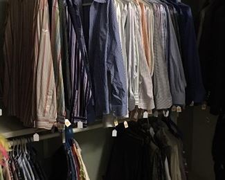 Gently worn current style men's shirts