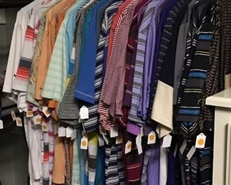 Men's golf shirts, gently worn
