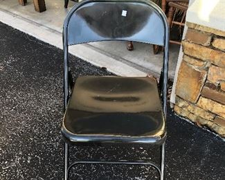 20+ folding chairs. $5 each or make us an offer for the whole lot.