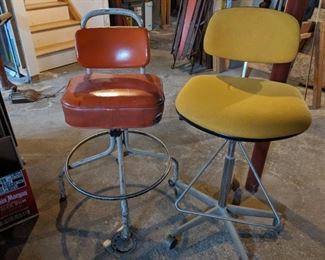 $40  Orange vintage chair   $50  Yellow vintage chair