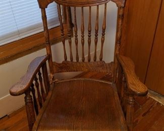 $40  Wood rocking chair