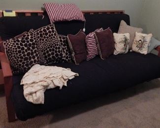 Daybed and Assorted Throw Pillows