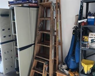 Wood ladders!
