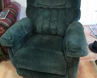Forest green Rocker/Recliner