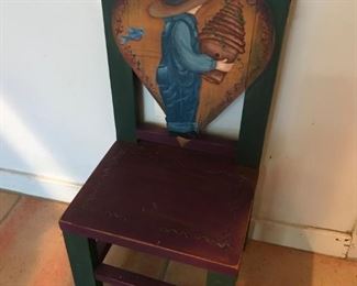 Painted vintage chair