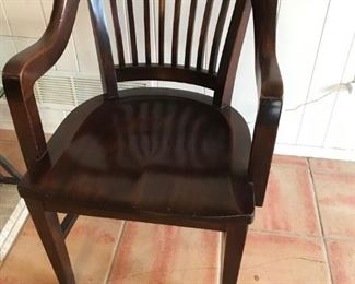 Vintage Taylor's wooden chair