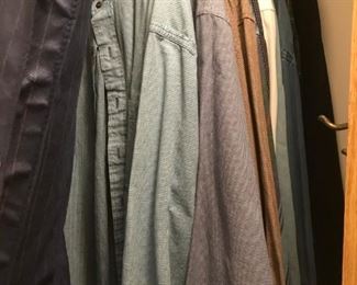 Men's and women's clothes (some vintage)