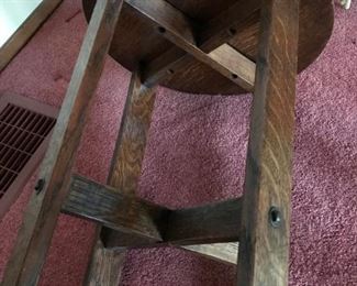 Vintage wooden plant stand