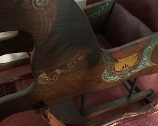 Vintage Rocking Horse Glider