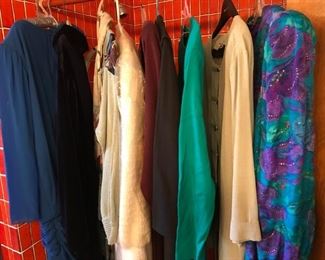 Men's and women's clothes (some vintage)