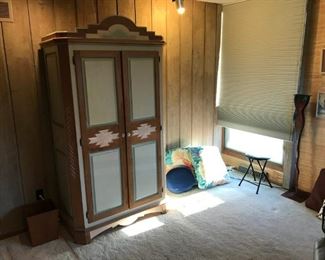 Beautiful Pueblo Storage Cabinet / Armoire